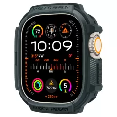 Apple Watch Ultra 2 / 3 skal, fodral grön SPIGEN RUGGED ARMOR (49 MM)