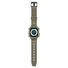 Apple Watch Ultra 2 / 3 skal, fodral grön SPIGEN RUGGED ARMOR ”PRO” (49mm)