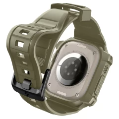 Apple Watch Ultra 2 / 3 skal, fodral grön SPIGEN RUGGED ARMOR ”PRO” (49mm)