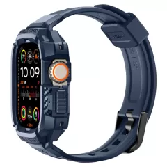 Apple Watch Ultra 2 / 3 siksniņa zils SPIGEN RUGGED ARMOR ”PRO” (49 MM)