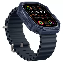Apple Watch Ultra 2 / 3 vāciņš zils SPIGEN RUGGED ARMOR (49 MM)