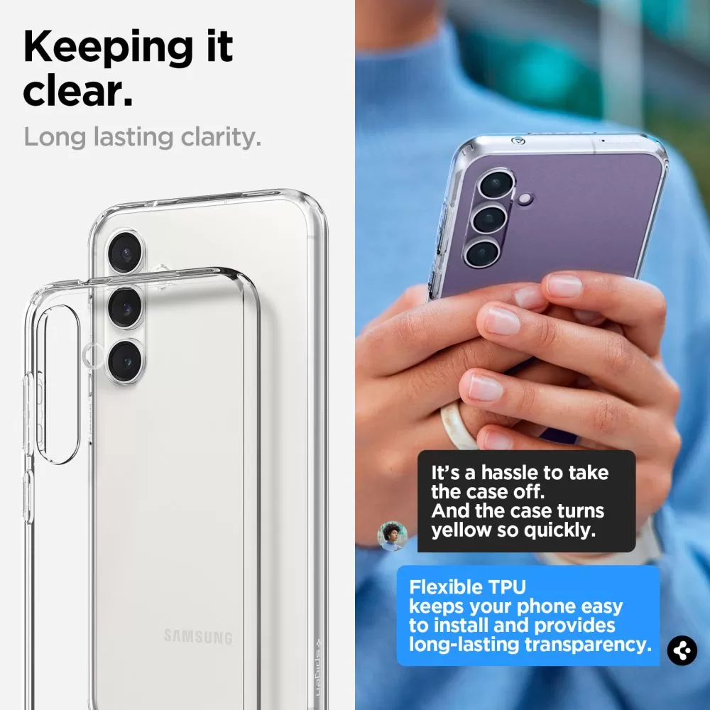Samsung Galaxy S23 FE case transparent SPIGEN LIQUID CRYSTAL
