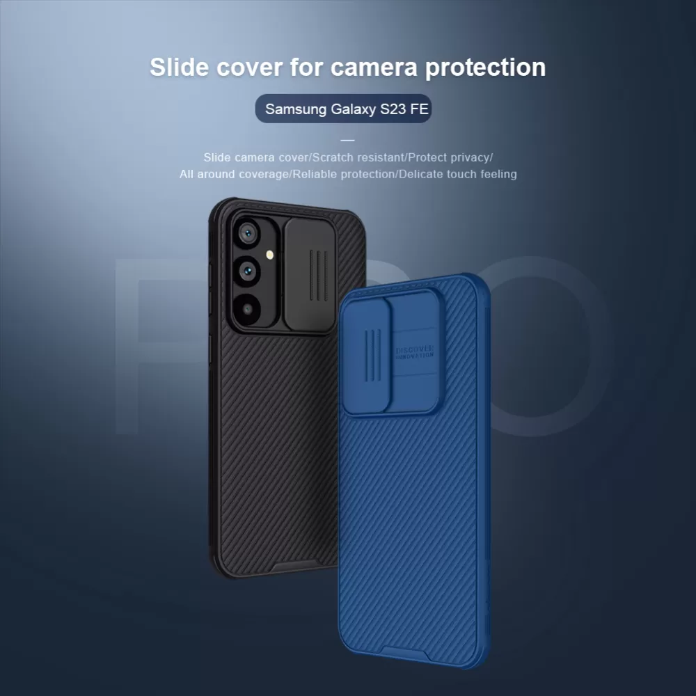 Samsung Galaxy S23 FE case black NILLKIN CAMSHIELD PRO