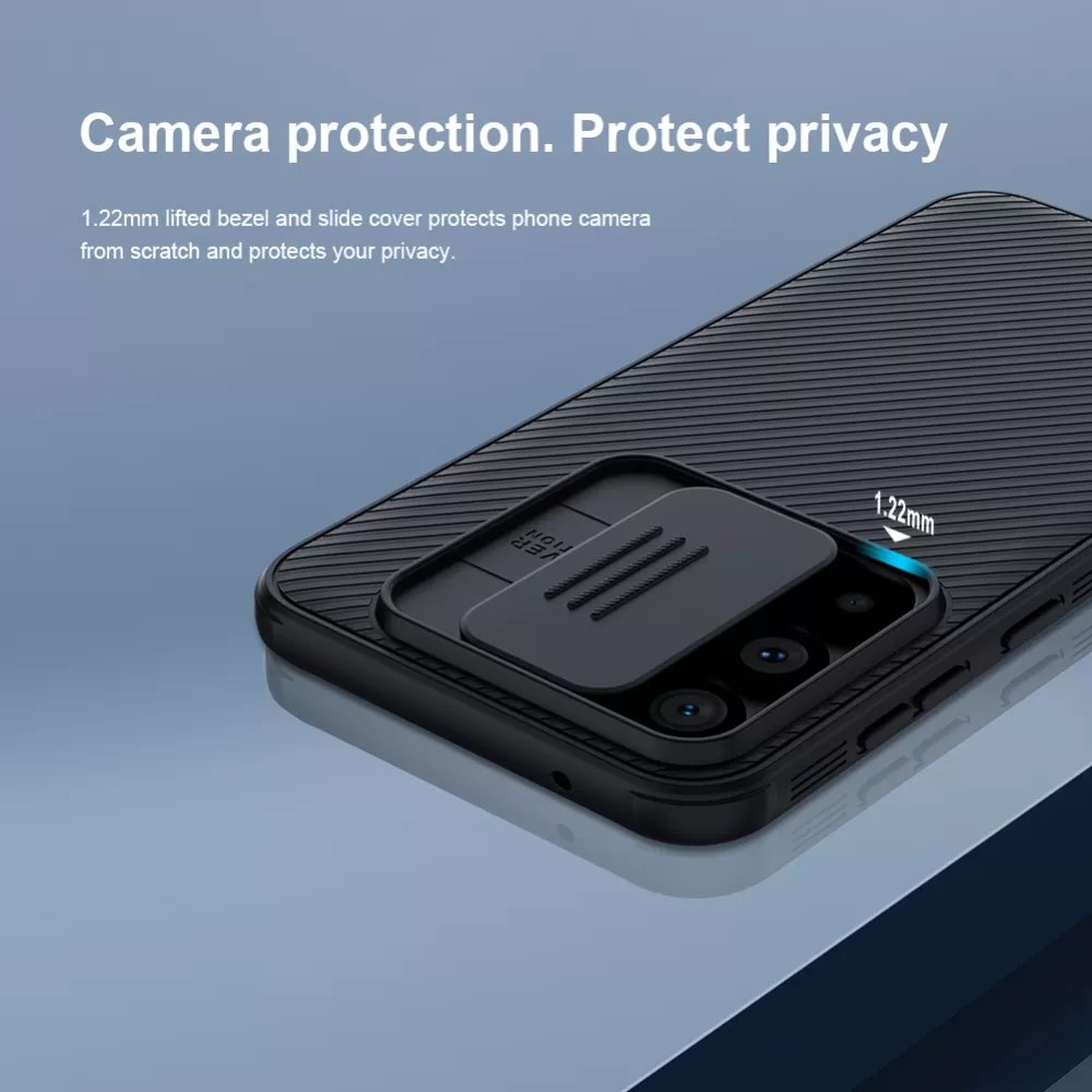 Samsung Galaxy S23 FE case black NILLKIN CAMSHIELD PRO