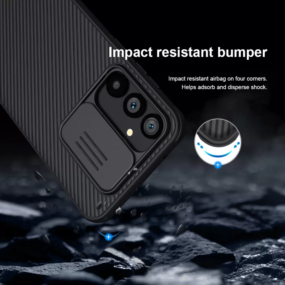 Samsung Galaxy S23 FE case black NILLKIN CAMSHIELD PRO