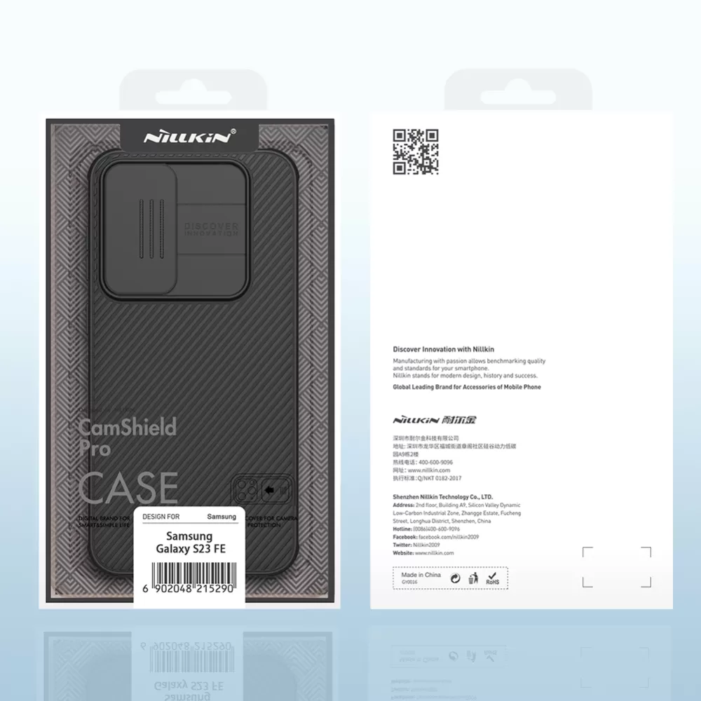 Samsung Galaxy S23 FE case black NILLKIN CAMSHIELD PRO