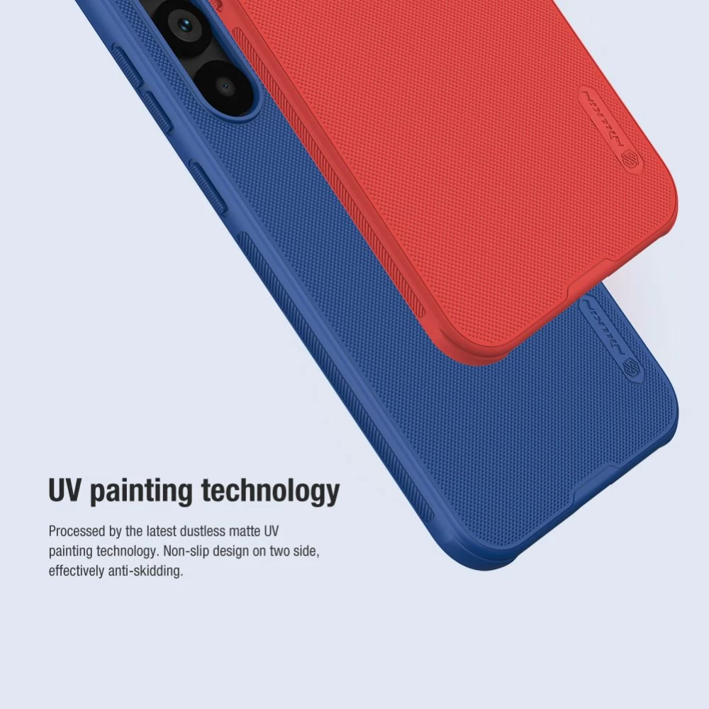 Samsung Galaxy S23 FE case red NILLKIN SUPER FROSTED SHIELD PRO