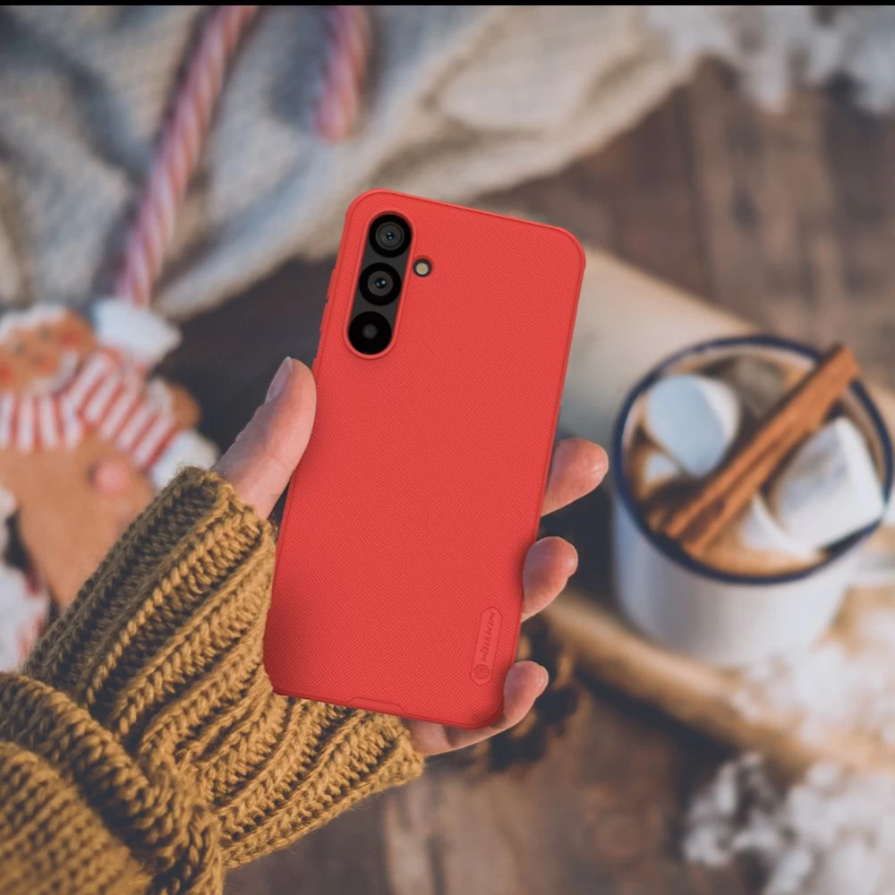 Samsung Galaxy S23 FE case red NILLKIN SUPER FROSTED SHIELD PRO