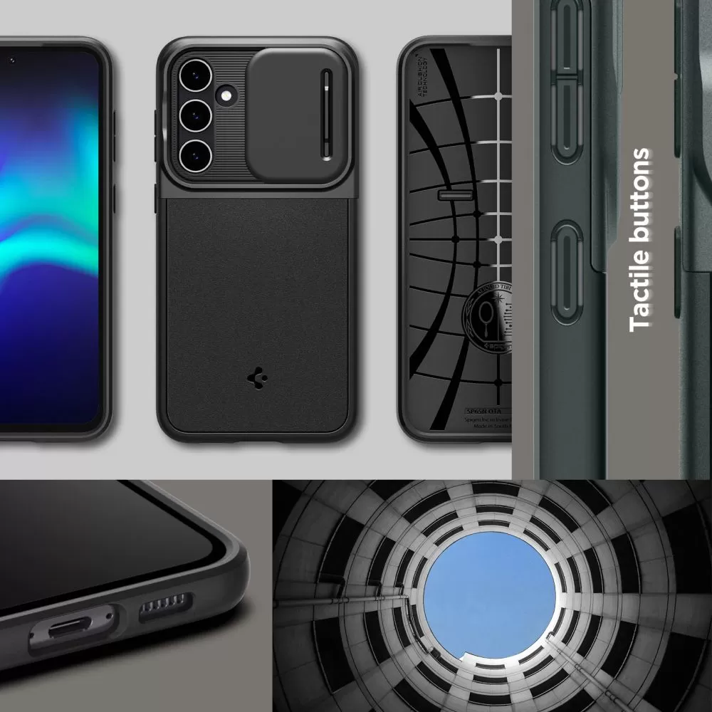 Samsung Galaxy S23 FE case green SPIGEN OPTIK ARMOR
