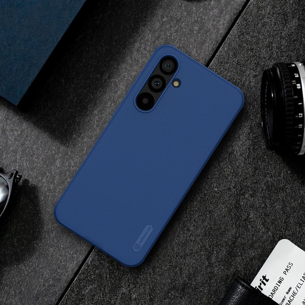 Samsung Galaxy S23 FE case blue NILLKIN SUPER FROSTED SHIELD PRO
