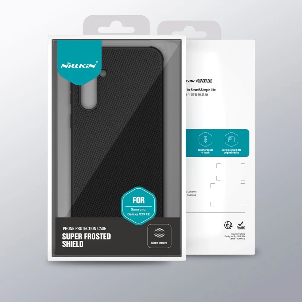 Samsung Galaxy S23 FE case blue NILLKIN SUPER FROSTED SHIELD PRO