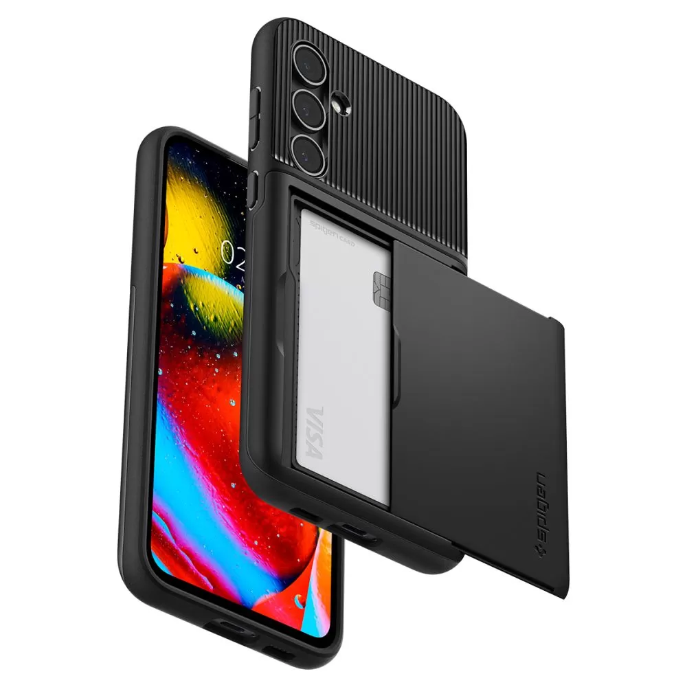 Samsung Galaxy S23 FE case black SPIGEN SLIM ARMOR CS