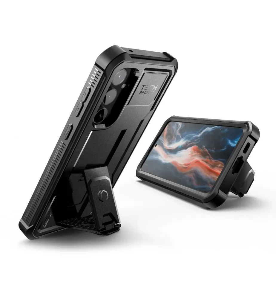Samsung Galaxy S23 FE case black TECH-PROTECT KEVLAR PRO