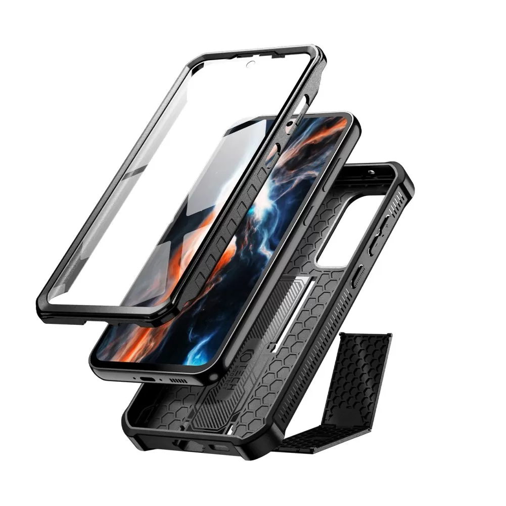 Samsung Galaxy S23 FE case black TECH-PROTECT KEVLAR PRO