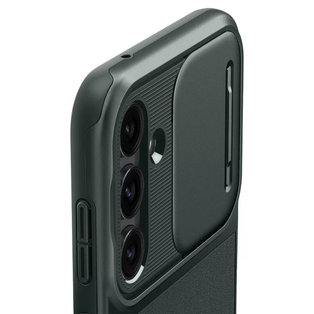 Samsung Galaxy S23 FE case green SPIGEN OPTIK ARMOR
