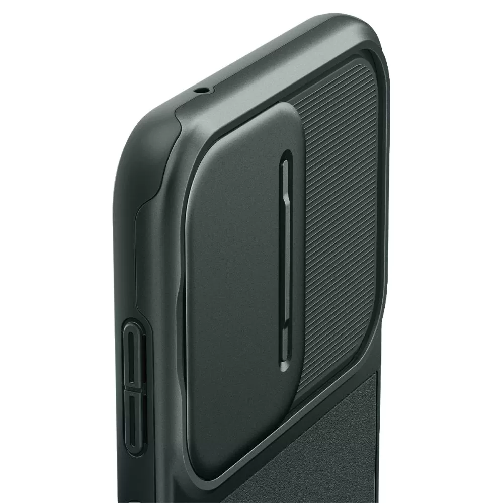 Samsung Galaxy S23 FE case green SPIGEN OPTIK ARMOR