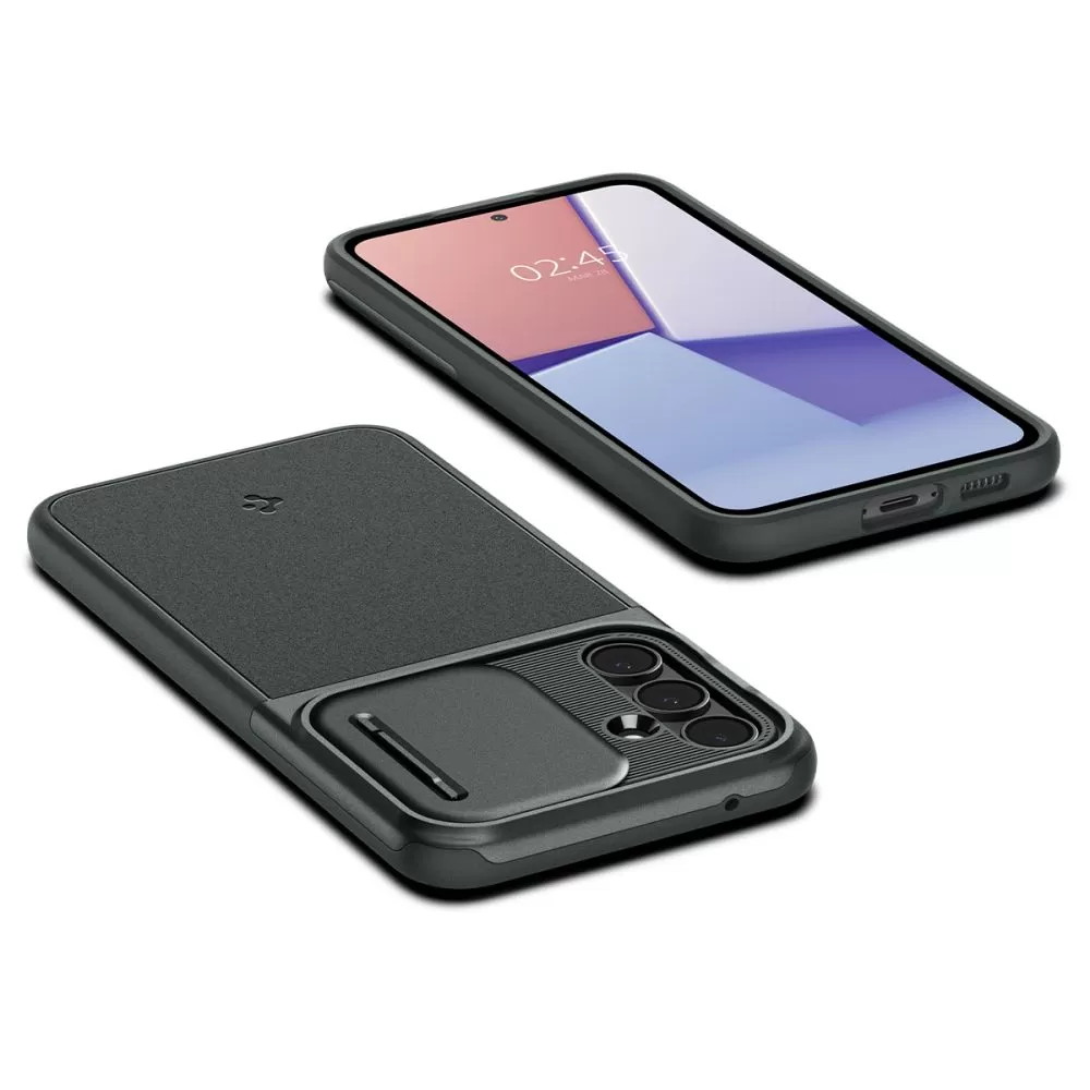 Samsung Galaxy S23 FE case green SPIGEN OPTIK ARMOR