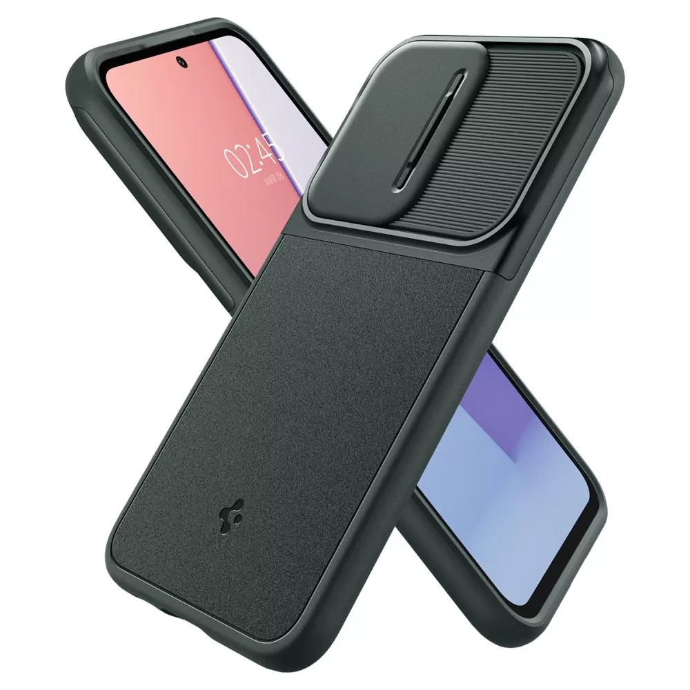 Samsung Galaxy S23 FE case green SPIGEN OPTIK ARMOR