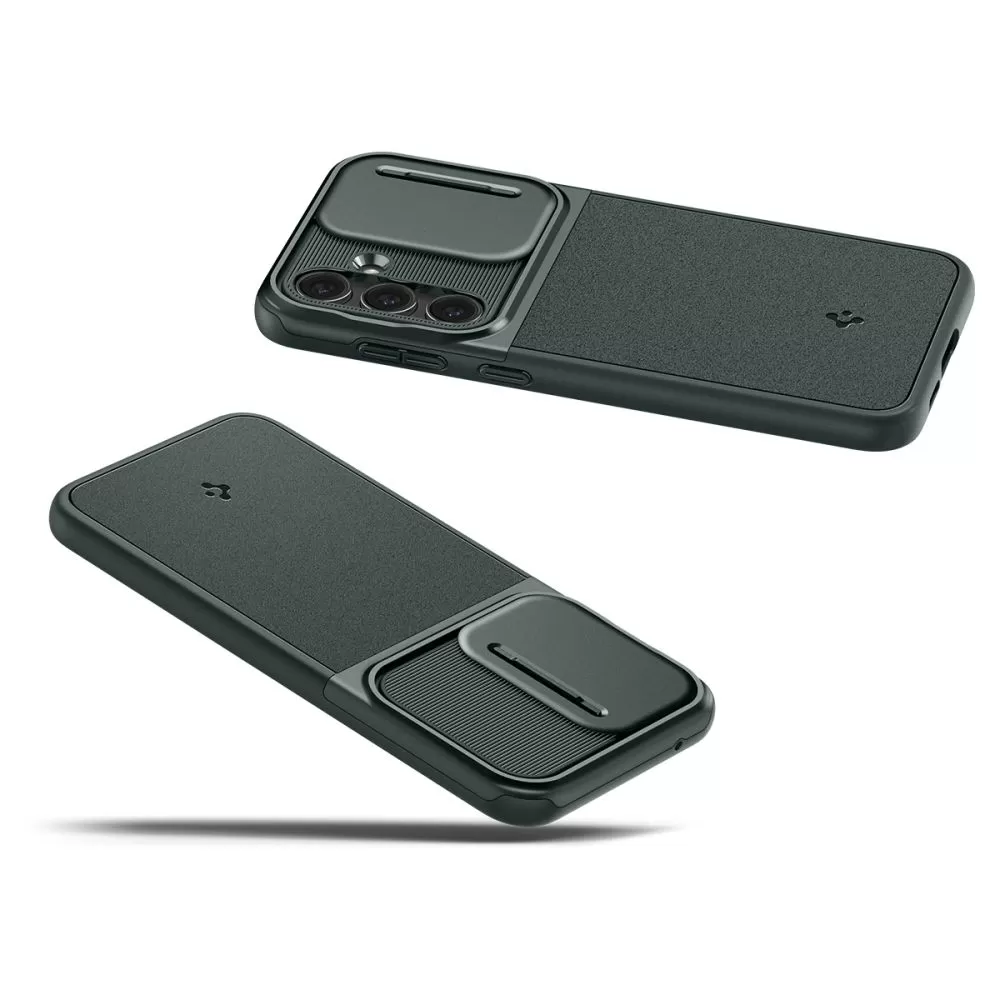 Samsung Galaxy S23 FE case green SPIGEN OPTIK ARMOR
