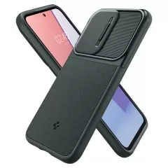 Samsung Galaxy S23 FE case green SPIGEN OPTIK ARMOR