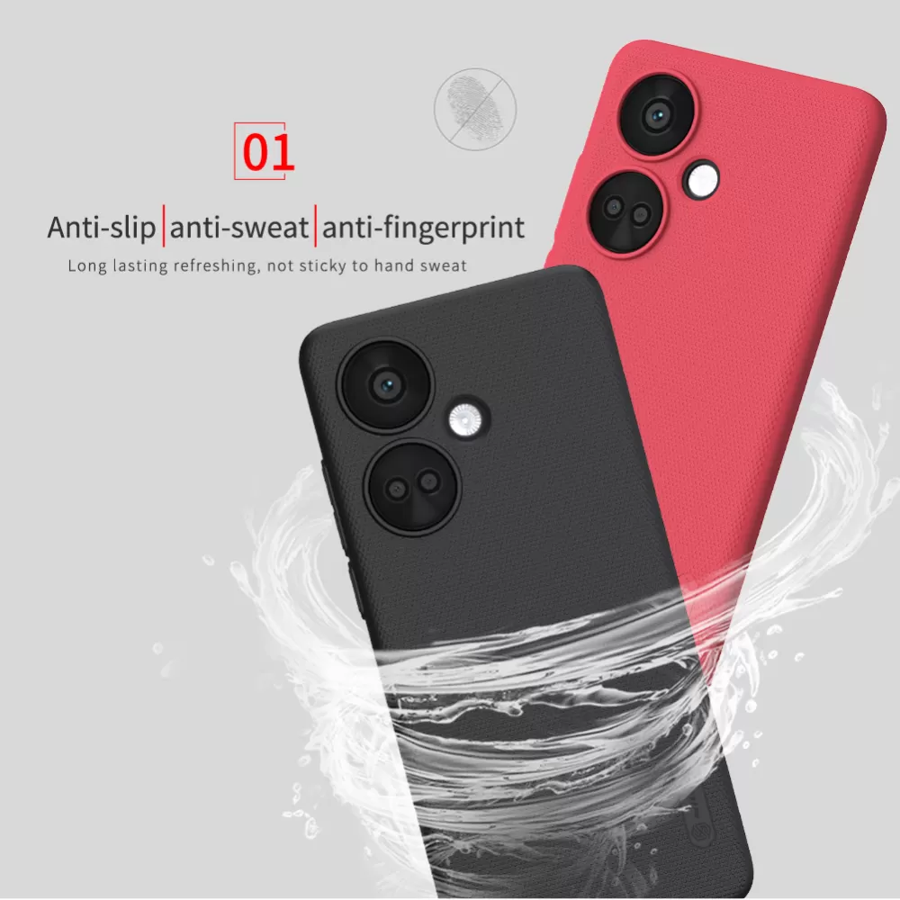 OnePlus Nord CE 3 5G vāciņš balts NILLKIN SUPER FROSTED SHIELD CE3