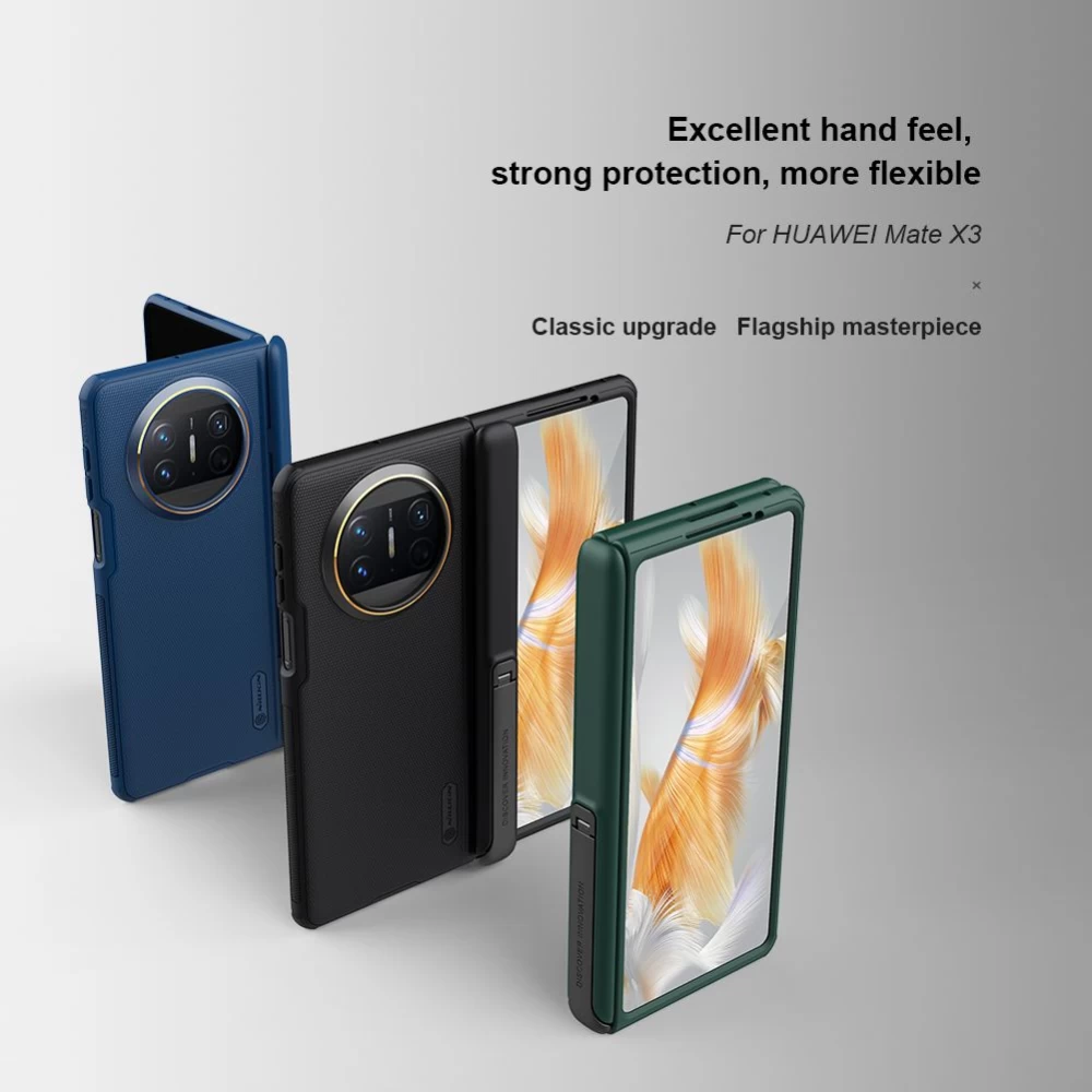 Huawei Mate X3 vāciņš zaļš NILLKIN SUPER FROSTED SHIELD FOLD