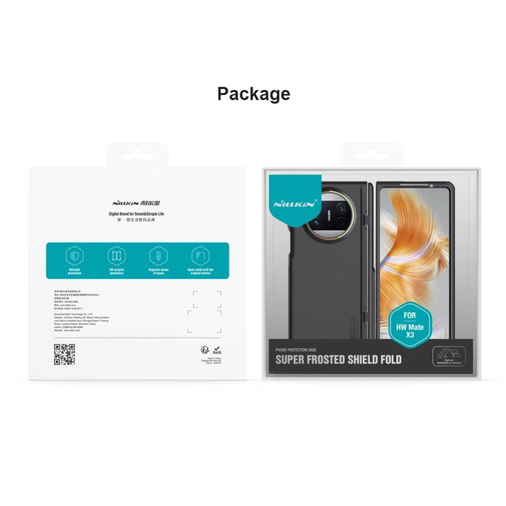 Huawei Mate X3 vāciņš zaļš NILLKIN SUPER FROSTED SHIELD FOLD