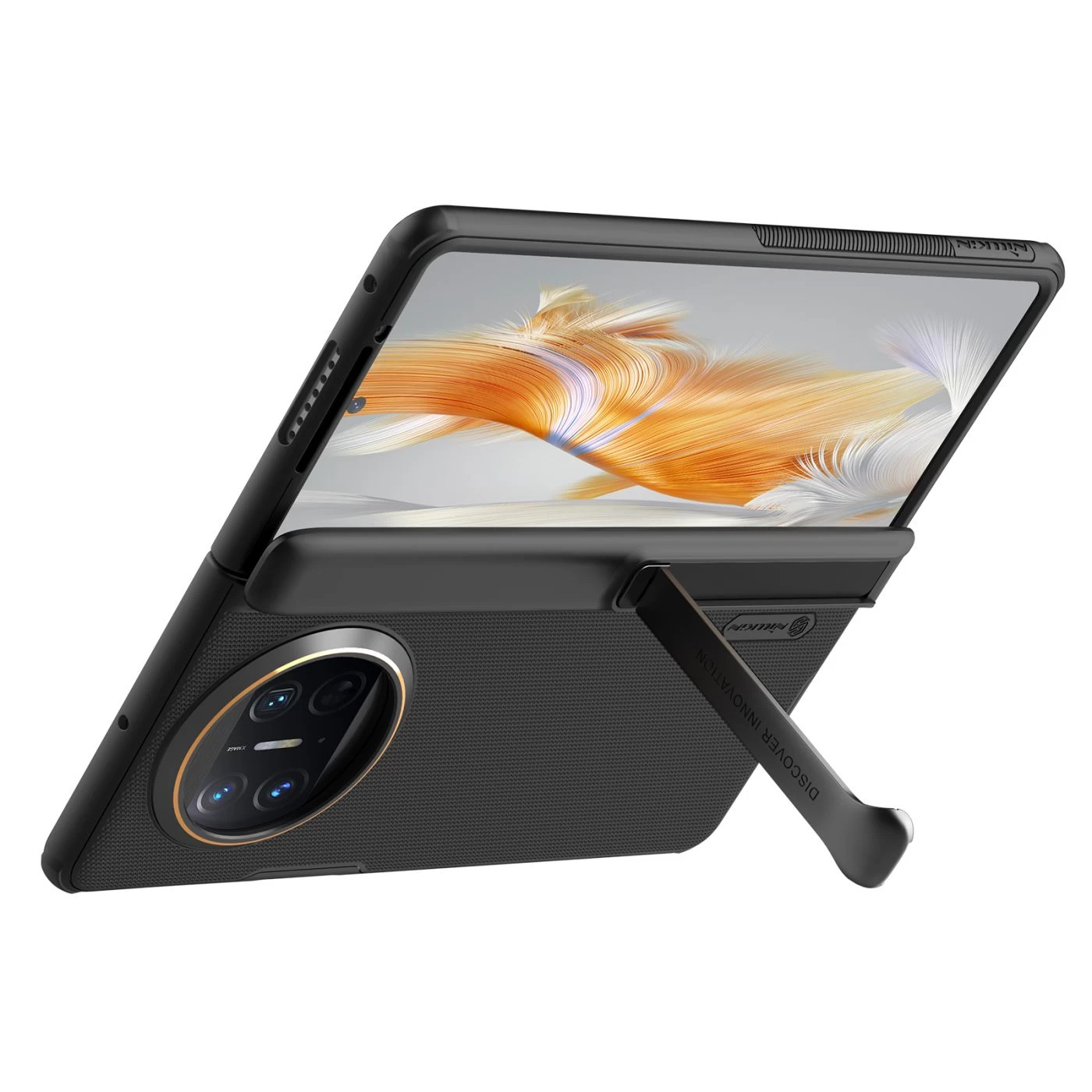 Huawei Mate X3 dėklas Juoda NILLKIN SUPER FROSTED SHIELD