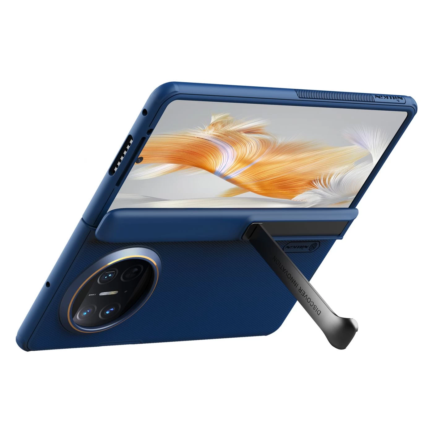 Huawei Mate X3 dėklas mėlyna NILLKIN SUPER FROSTED SHIELD