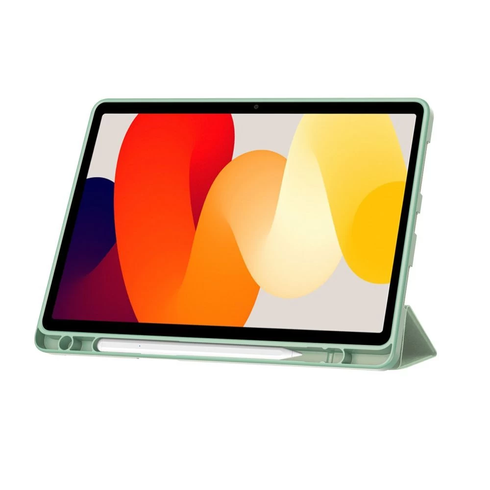 Xiaomi RedMi Pad SE 11.0 tablet skal, fodral grön TECH-PROTECT SC PEN