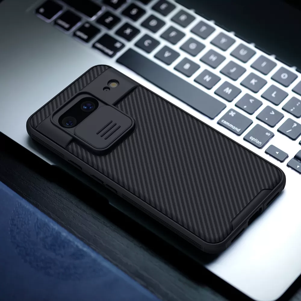 Google Pixel 8 suojakuori musta NILLKIN CAMSHIELD PRO