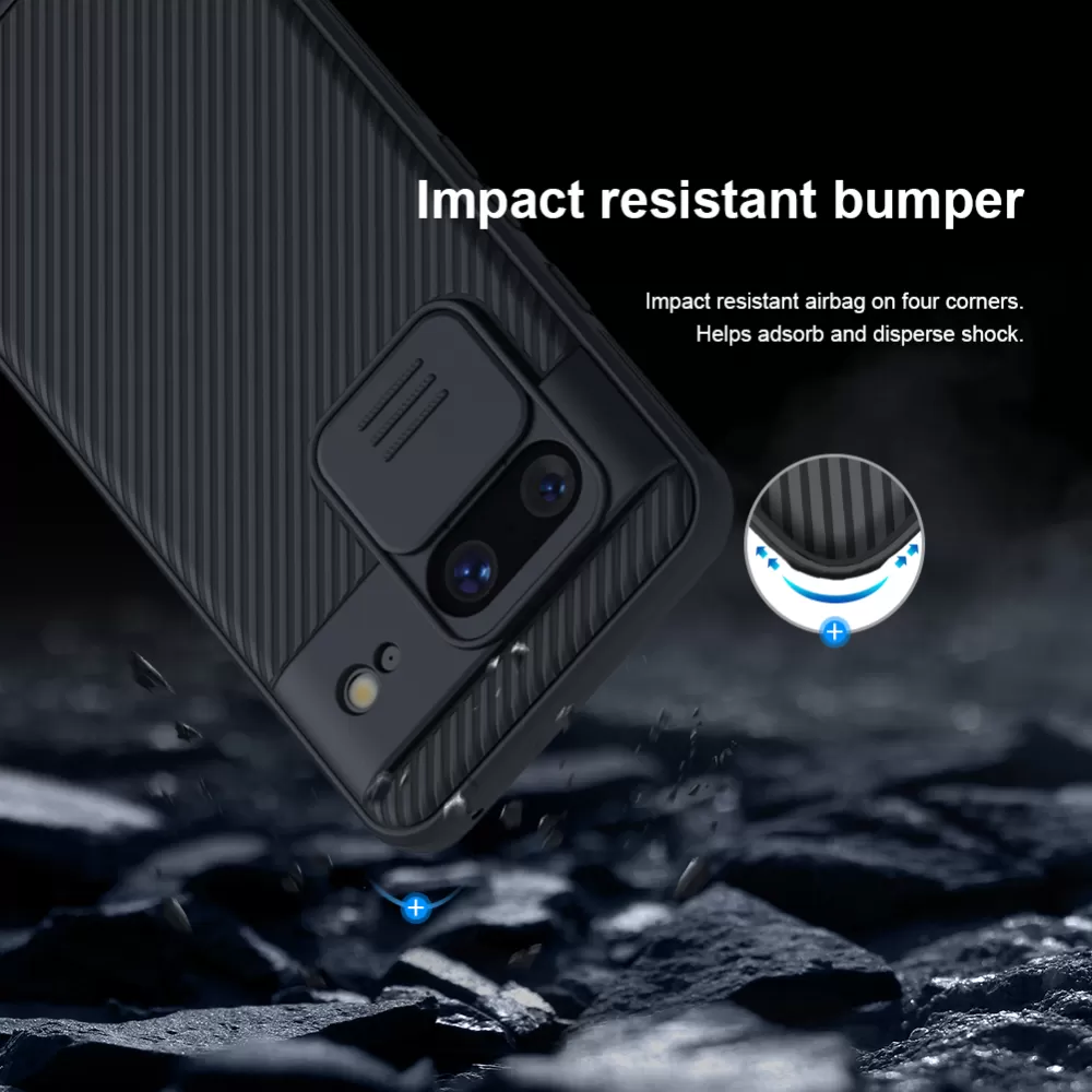Google Pixel 8 suojakuori vihreä NILLKIN CAMSHIELD PRO