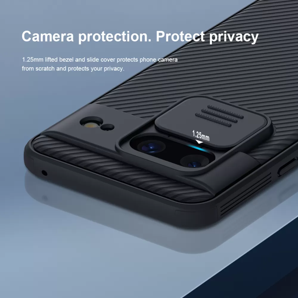 Google Pixel 8 suojakuori sininen NILLKIN CAMSHIELD PRO