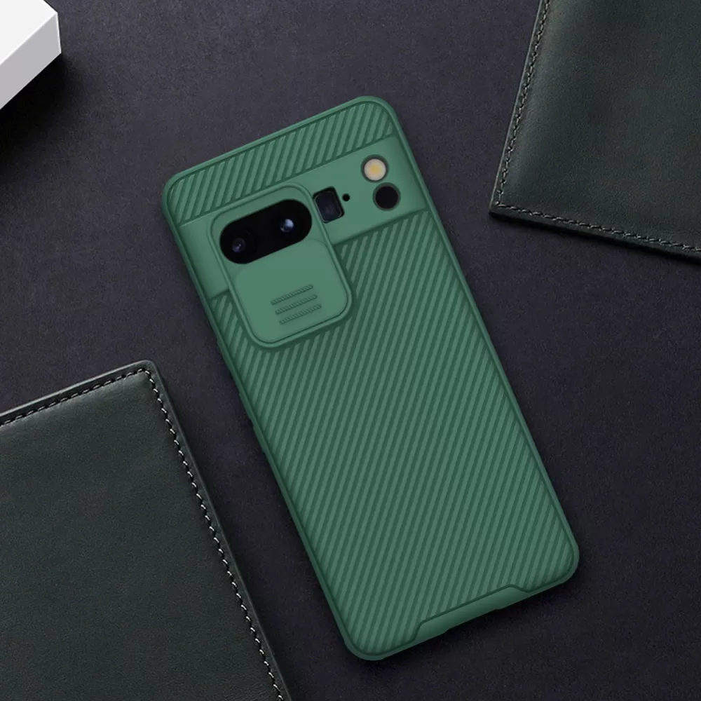 Google Pixel 8 Pro skal grön NILLKIN CAMSHIELD PRO
