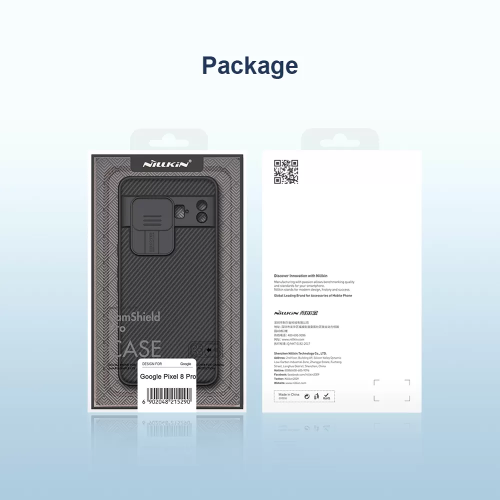 Google Pixel 8 Pro skal grön NILLKIN CAMSHIELD PRO