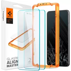 Google Pixel 8 Pro aizsargstikls SPIGEN ALM GLAS.TR 2-PACK Google Pixel 8 Pro
