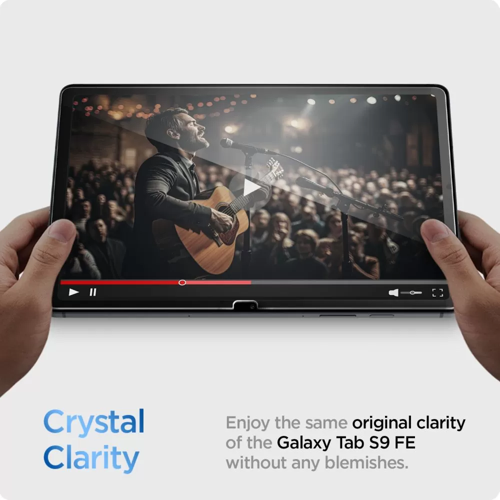 Samsung Galaxy Tab S9 FE aizsargstikls  SPIGEN GLAS.TR SLIM 10.9 X510 / X516B