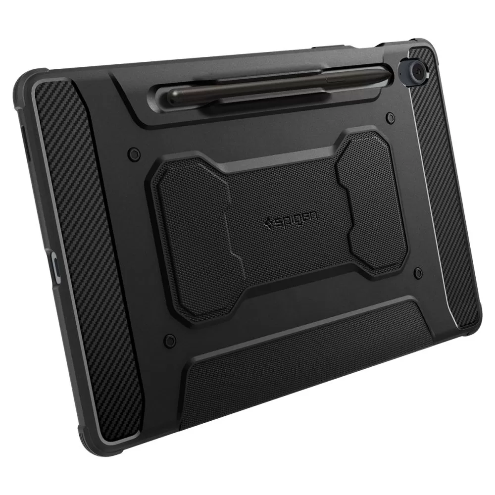 Samsung Galaxy Tab S9 FE tablet skal, fodral svart SPIGEN RUGGED ARMOR ”PRO” 10.9 X510 / X516B