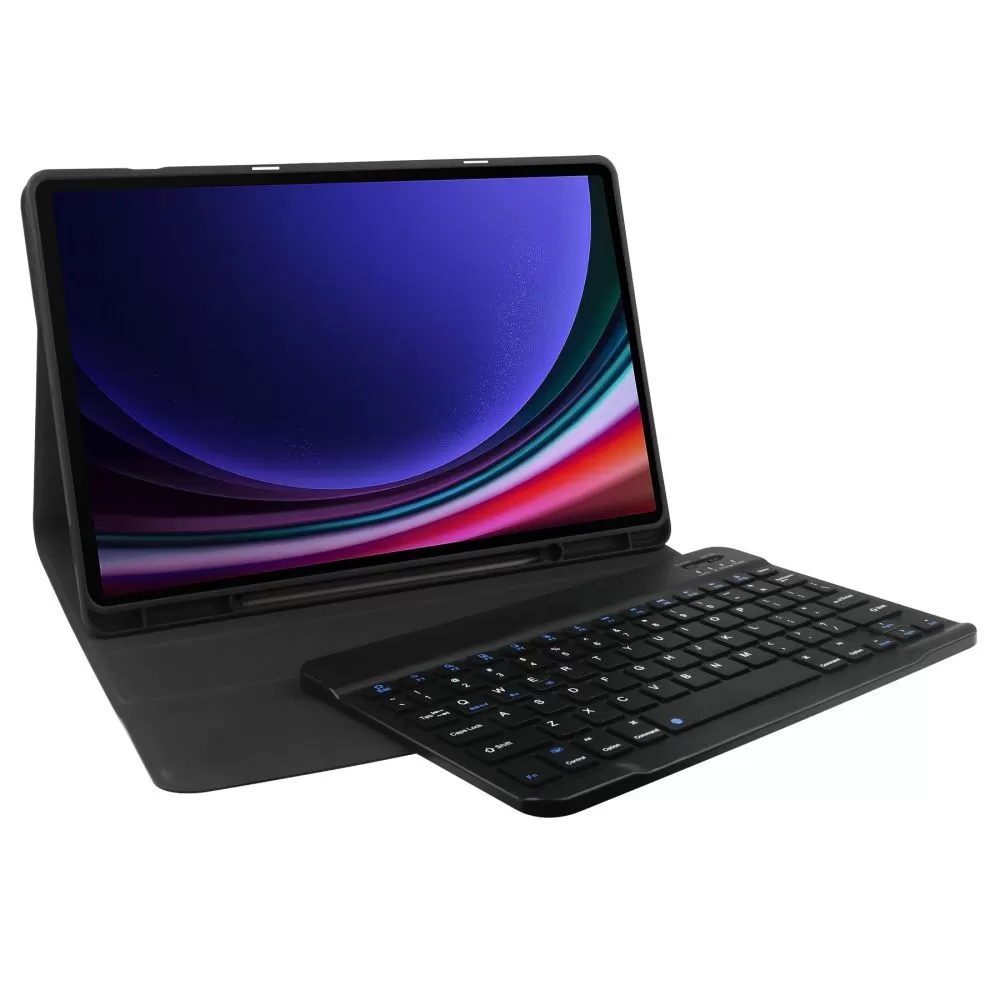 Samsung Galaxy Tab S9 FE maciņš melns TECH-PROTECT SC PEN + KEYBOARD 10.9 X510 / X516B