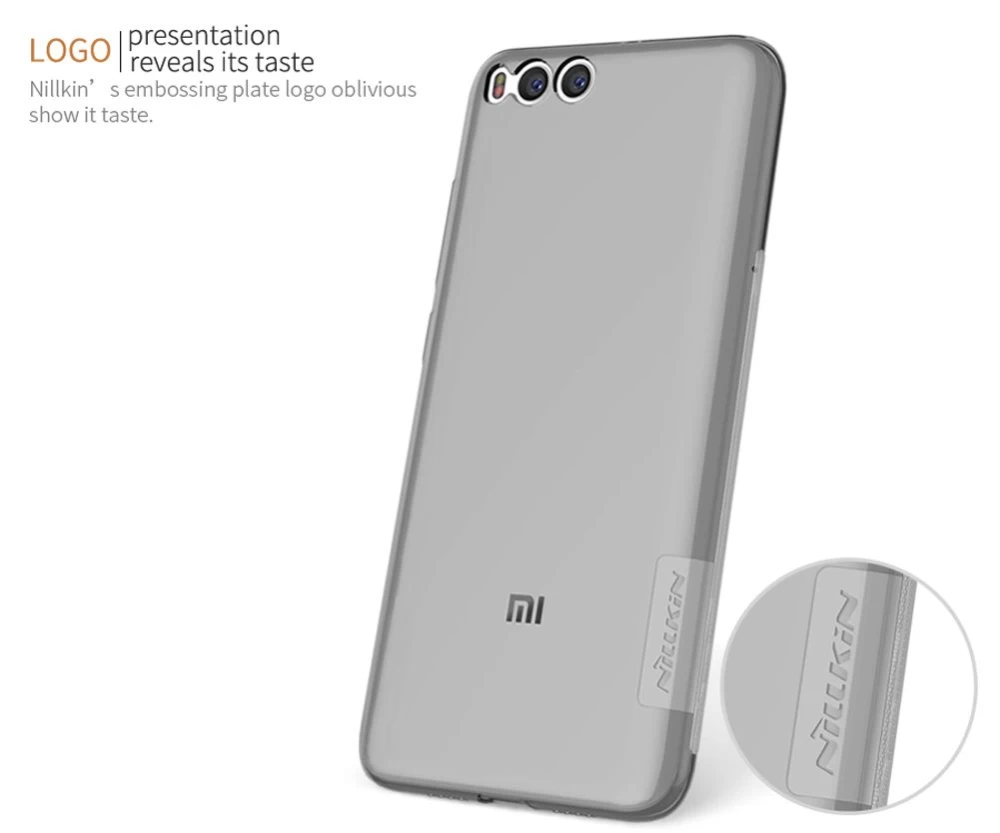 Xiaomi Mi 6 vāciņš caurspīdīgs brūns TPU  Mi6
