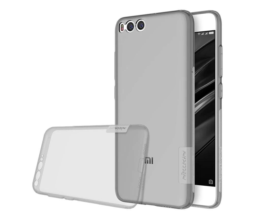 Xiaomi Mi 6 vāciņš caurspīdīgs brūns TPU  Mi6