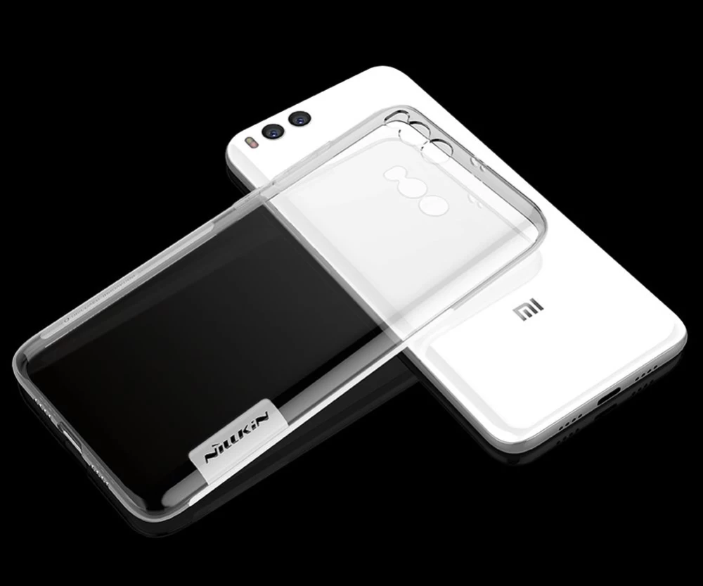 Xiaomi Mi 6 vāciņš caurspīdīgs brūns TPU  Mi6