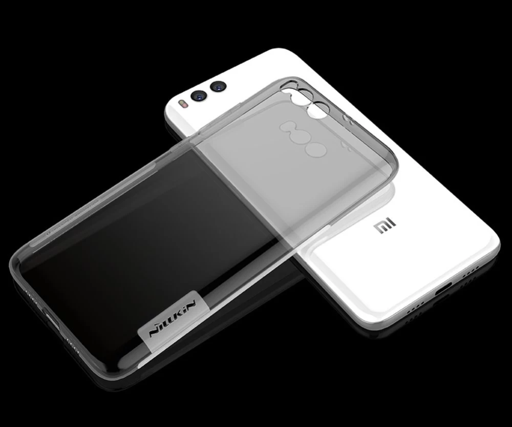 Xiaomi Mi 6 vāciņš caurspīdīgs brūns TPU  Mi6