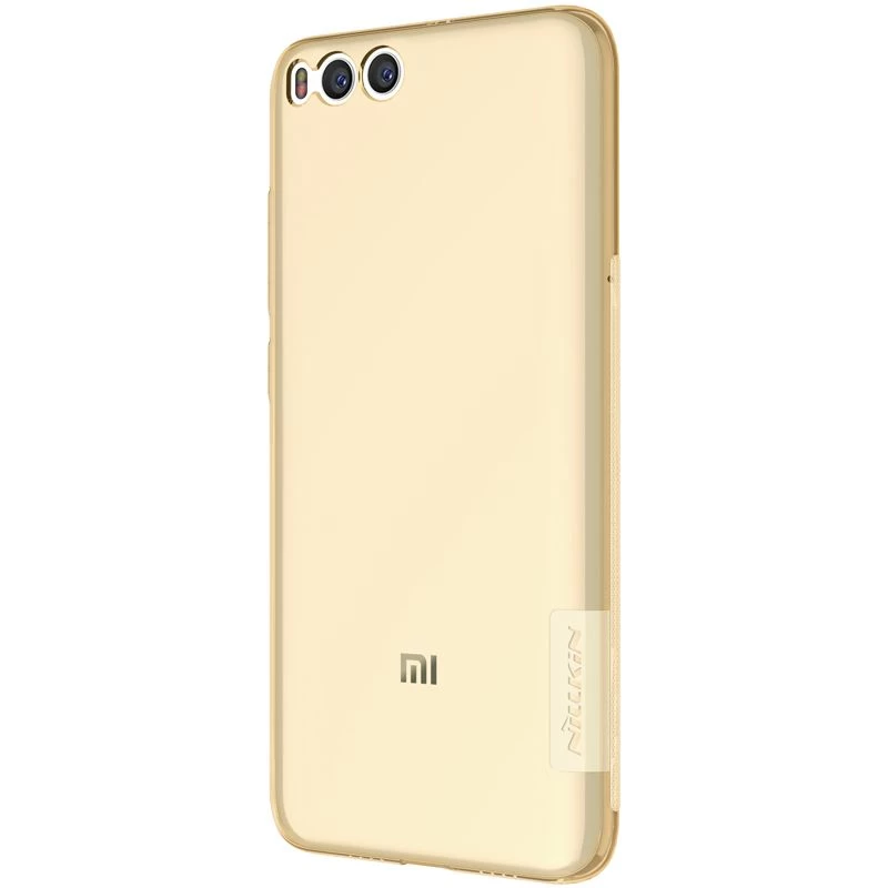 Xiaomi Mi 6 vāciņš caurspīdīgs brūns TPU  Mi6