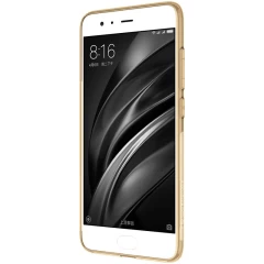 Xiaomi Mi 6 vāciņš caurspīdīgs brūns TPU  Mi6