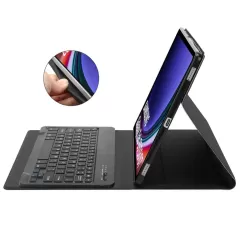 Samsung Galaxy Tab S9 FE Plus чехол для планшетa черный TECH-PROTECT SC PEN + KEYBOARD 12.4 X610 / X616B