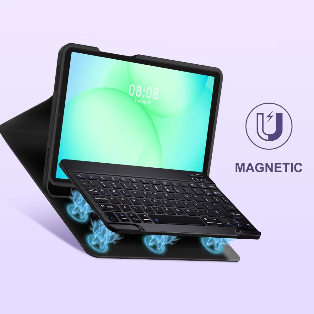 Samsung Galaxy Tab A9 Plus Planšetes vāciņš melns TECH-PROTECT SC PEN + KEYBOARD 11.0