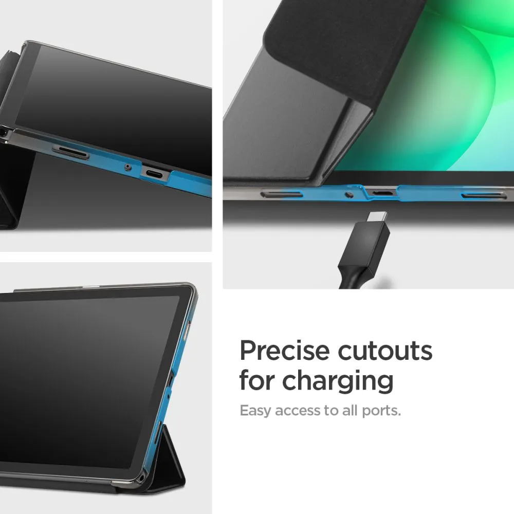 Samsung Galaxy Tab A9 Plus Planšetes maciņš melns SPIGEN SMART FOLD 11.0