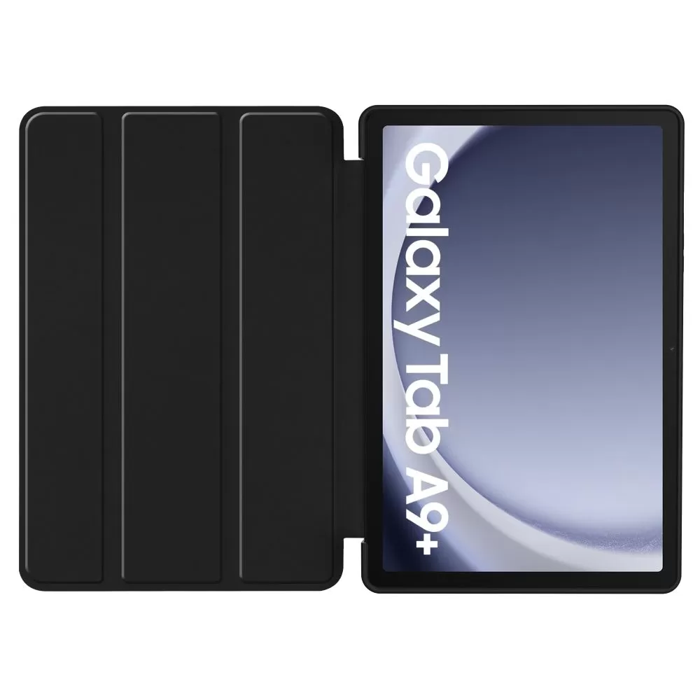 Samsung Galaxy Tab A9 Plus maciņš melns TECH-PROTECT SMARTCASE 11.0 X210 / X215 X216