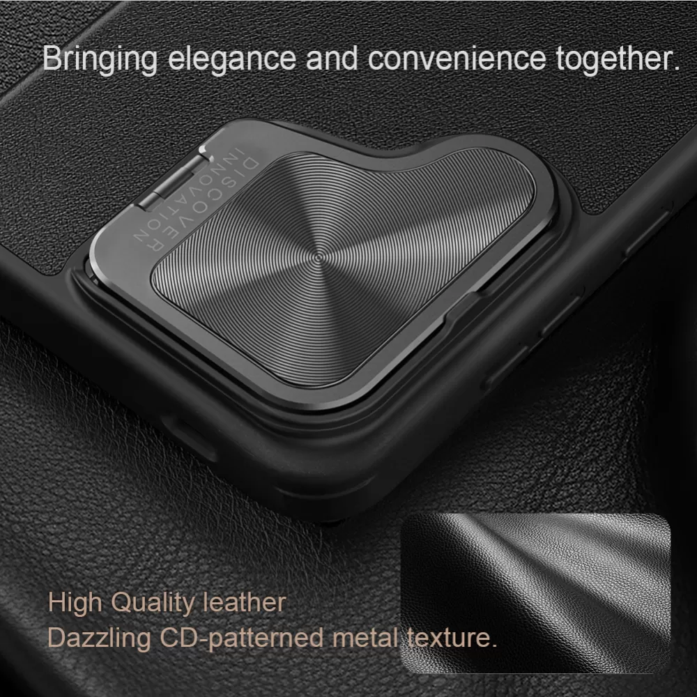 Samsung Galaxy S24 fodral brun NILLKIN QIN PROP LEATHER